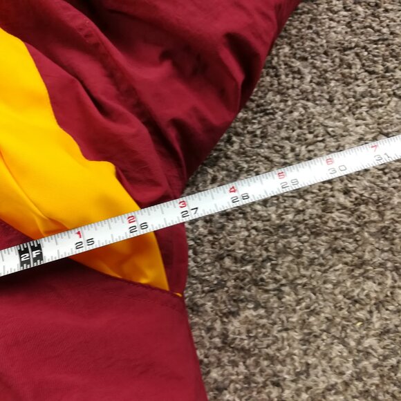 Vintage Washington Redskins Puffer Jacket Starter Pro Line Hooded Mens Large - Picture 13 of 14